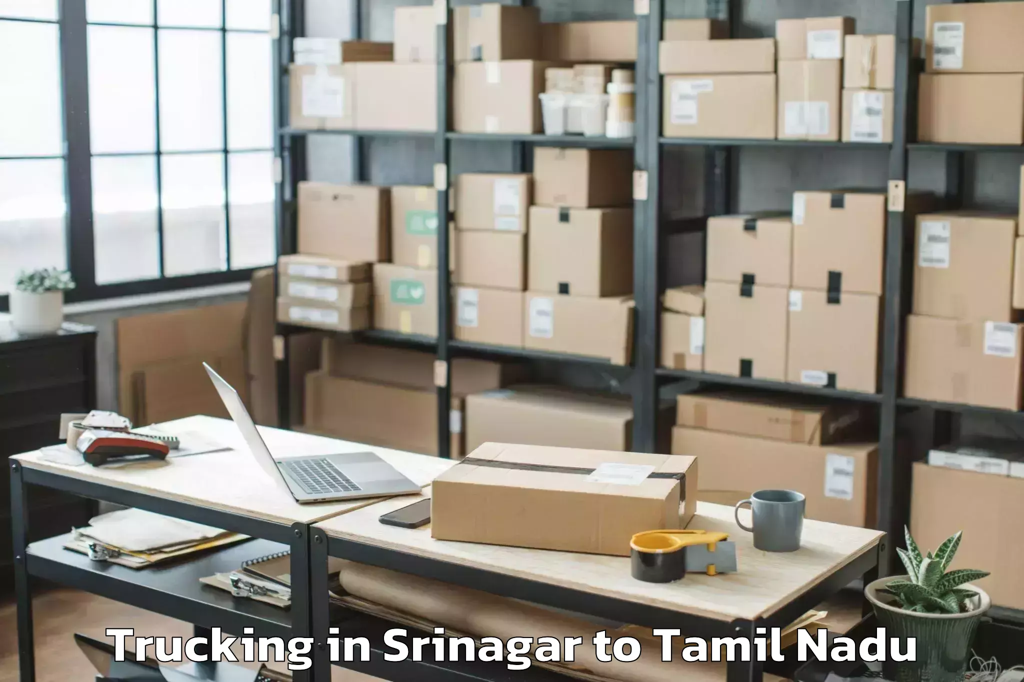 Easy Srinagar to Tuticorin Port Trucking Booking